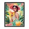 Stupell Industries Exotic Summer Cocktail Floating Frame, design by Tabz Jones